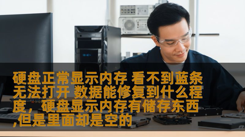 面对硬盘正常显示内存，但无法看到蓝条并且无法打开的情况，很多用户常常感到焦虑。那么，遇到这种问题，数据是否能够修复，修复的程度如何呢？本文将从多个角度为您解析解决方案。