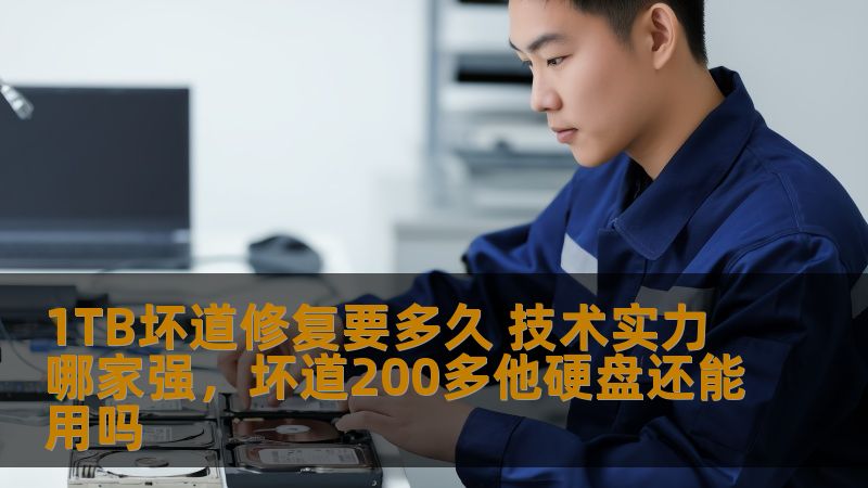 1TB坏道修复要多久 技术实力哪家强，坏道200多他硬盘还能用吗
