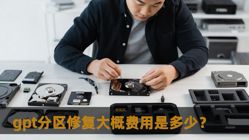 gpt分区修复大概费用是多少？