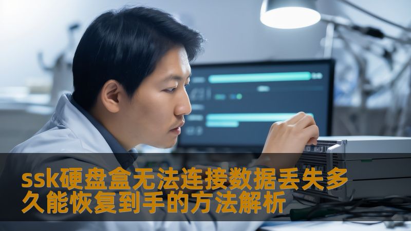 ssk硬盘盒无法连接数据丢失多久能恢复到手的方法解析