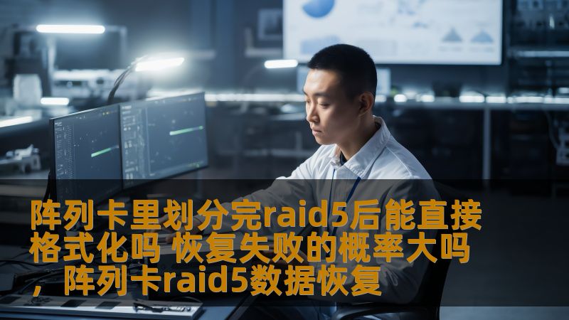 阵列卡里划分完raid5后能直接格式化吗 恢复失败的概率大吗，阵列卡raid5数据恢复
