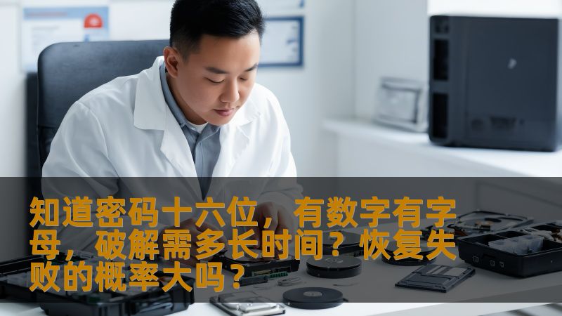 知道密码十六位，有数字有字母，破解需多长时间？恢复失败的概率大吗？