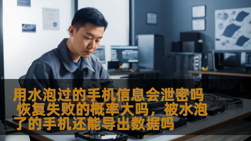 用水泡过的手机信息会泄密吗 恢复失败的概率大吗，被水泡了的手机还能导出数据吗