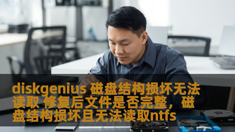 diskgenius 磁盘结构损坏无法读取 修复后文件是否完整，磁盘结构损坏且无法读取ntfs