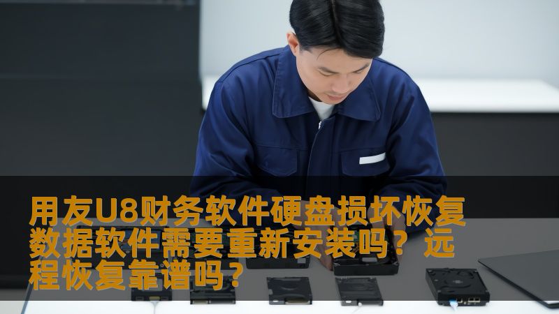 用友U8财务软件硬盘损坏恢复数据软件需要重新安装吗？远程恢复靠谱吗？