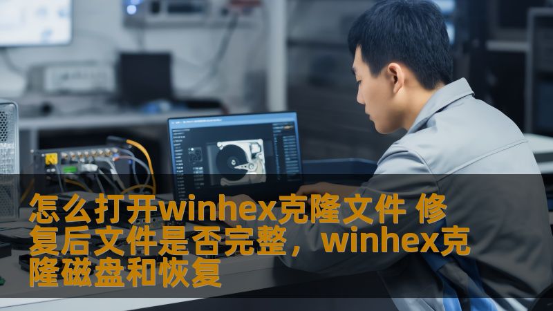 怎么打开winhex克隆文件 修复后文件是否完整，winhex克隆磁盘和恢复