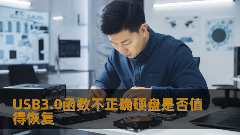 USB3.0函数不正确硬盘是否值得恢复