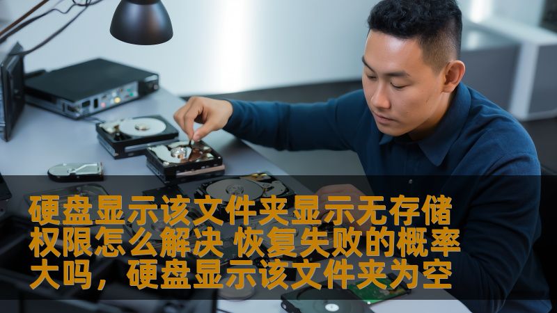 硬盘显示该文件夹显示无存储权限怎么解决 恢复失败的概率大吗，硬盘显示该文件夹为空