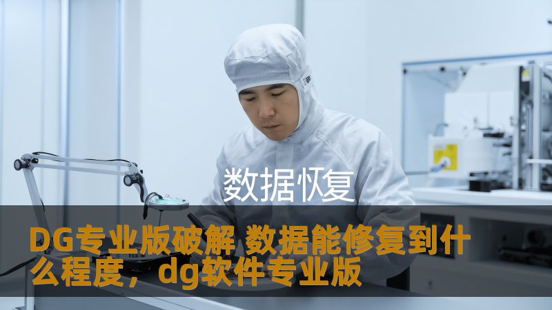 DG专业版破解 数据能修复到什么程度，dg软件专业版