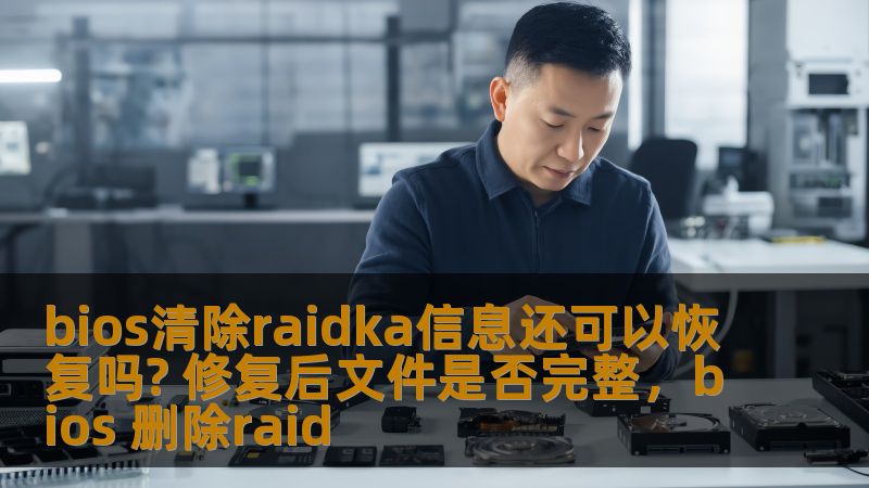 bios清除raidka信息还可以恢复吗? 修复后文件是否完整，bios 删除raid