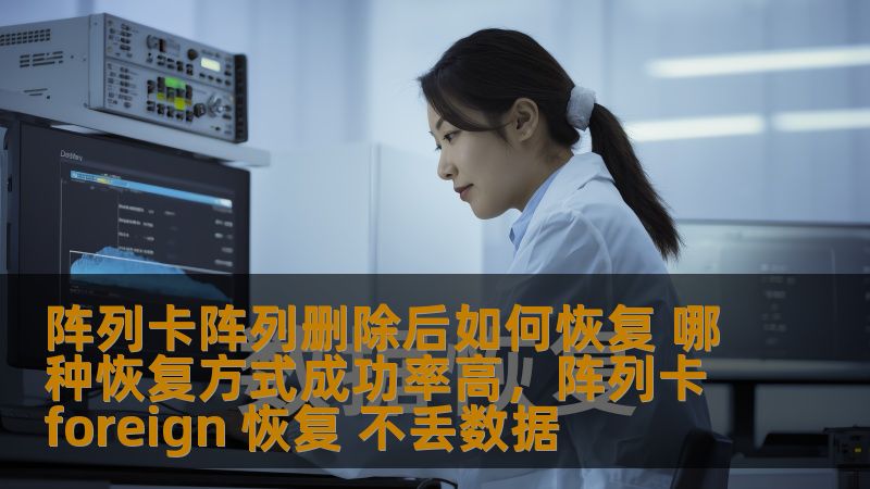 阵列卡在企业数据存储和备份中扮演着重要角色。然而，由于误操作或故障，阵列删除后的数据恢复成为了一个极具挑战性的问题。本文将分析阵列卡删除后恢复数据的多种方法，并探讨哪种恢复方式成功率更高，帮助企业和个人用户高效恢复数据，避免数据丢失带来的风险。