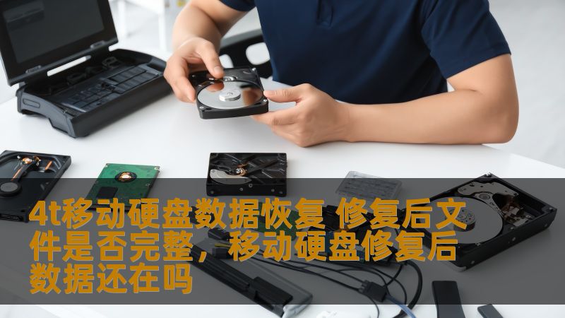 4t移动硬盘数据恢复 修复后文件是否完整，移动硬盘修复后数据还在吗