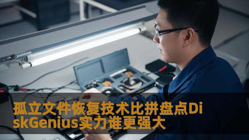 孤立文件恢复技术比拼盘点DiskGenius实力谁更强大