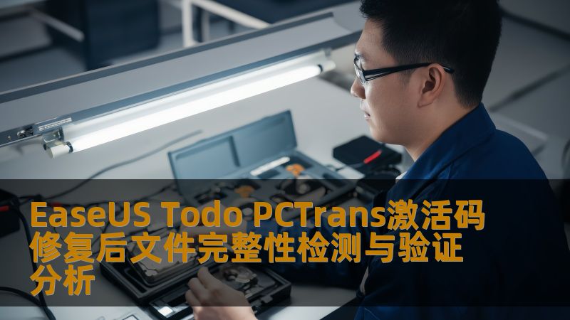 深入分析EaseUS Todo PCTrans激活码修复后文件完整性检测与验证，帮助用户解决常见数据传输问题。