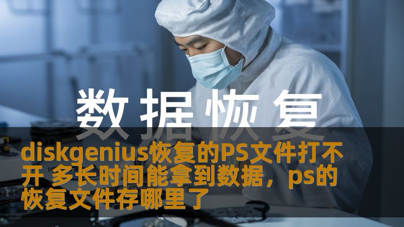 diskgenius恢复的PS文件打不开 多长时间能拿到数据，ps的恢复文件存哪里了