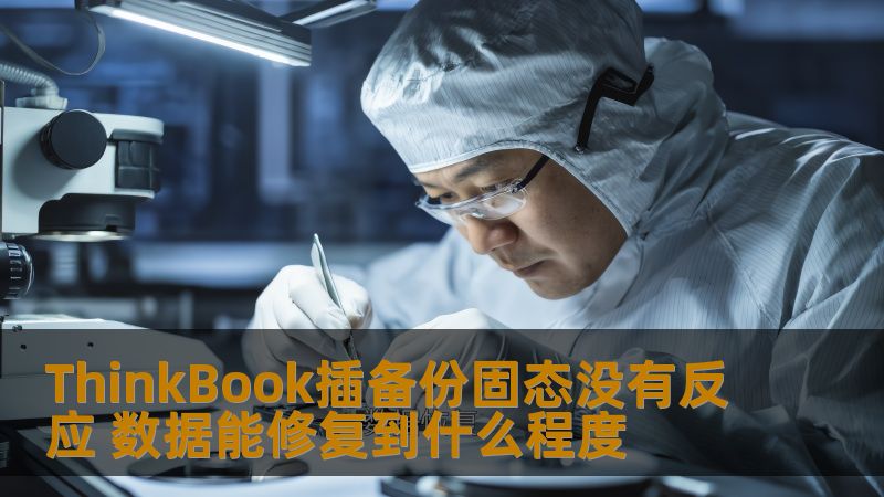 ThinkBook插备份固态没有反应，数据能修复到什么程度？本文将详细探讨固态硬盘常见故障及其恢复方法，帮助用户解决数据丢失问题。
