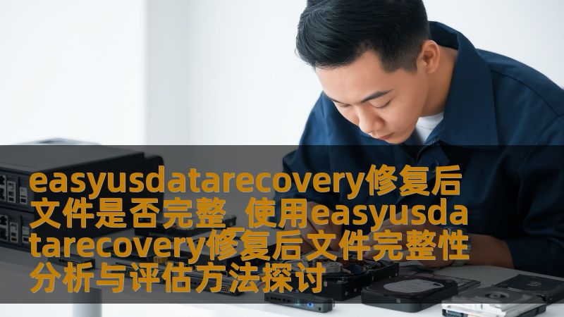 探讨使用easyusdatarecovery修复后文件完整性的分析与评估方法，确保数据恢复的有效性和可靠性。