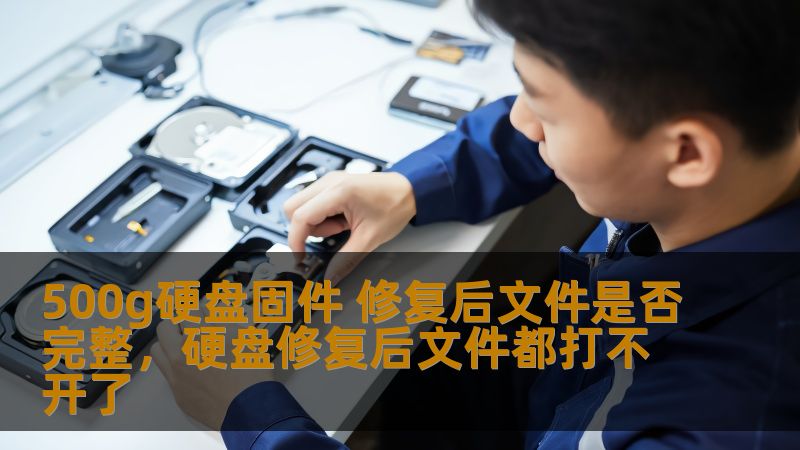 500g硬盘是日常工作和生活中常用的存储工具，但硬盘故障和固件问题可能导致数据丢失或损坏。本文将深入分析500g硬盘固件修复后的文件完整性问题，为您提供专业的解答和修复方法。