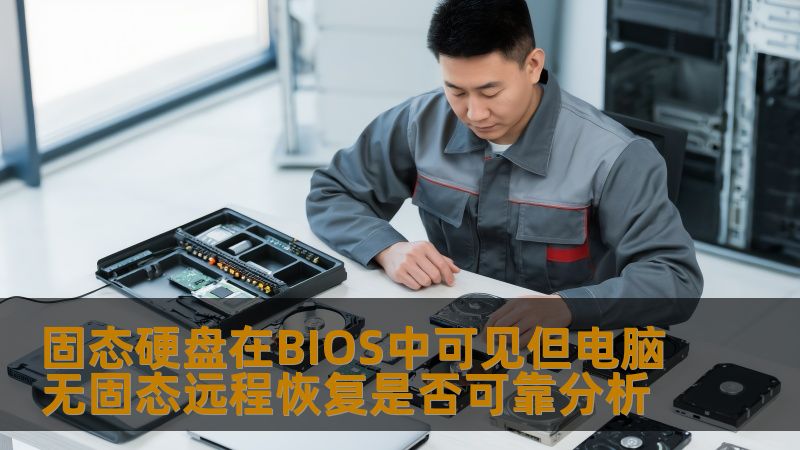固态硬盘在BIOS中可见但电脑无法识别的原因分析及远程恢复的可靠性探讨。