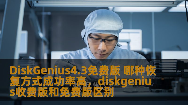 在数据恢复的过程中，选择正确的恢复方式至关重要。DiskGenius4.3免费版提供多种恢复方式，每一种都有其特定的适用场景。本文将为您详细解析不同恢复方式的成功率及适用情况，帮助您在遇到数据丢失时做出最佳选择。
