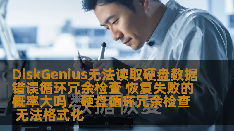 了解DiskGenius在处理“无法读取硬盘数据”和“错误循环冗余检查”问题时的技术难题，分析硬盘数据恢复失败的原因和解决方案，帮助用户有效应对这一常见的数据丢失问题。