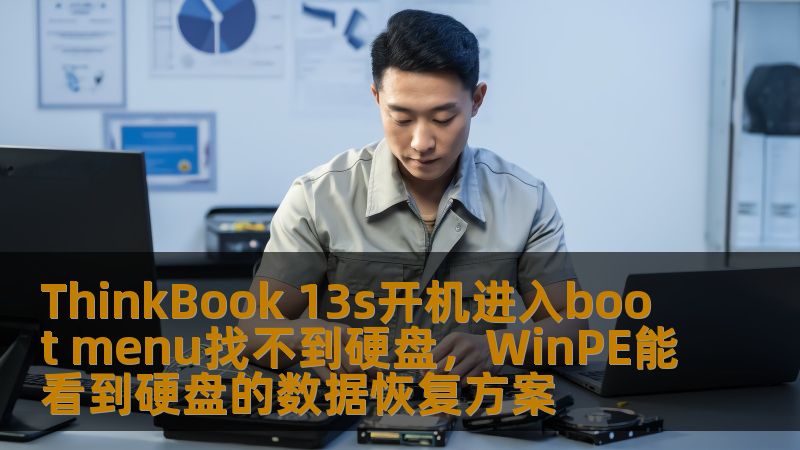 ThinkBook 13s开机进入boot menu找不到硬盘,WinPE能看到硬盘的数据恢复方案 ThinkBook 13s开机进入boot menu找不到硬盘,WinPE能看到硬盘的数据恢复方案