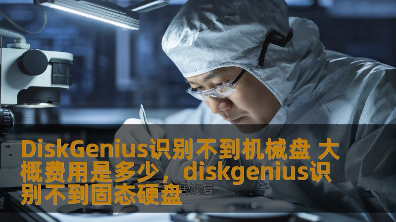DiskGenius识别不到机械盘 大概费用是多少，diskgenius识别不到固态硬盘