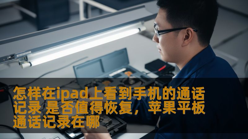 怎样在ipad上看到手机的通话记录 是否值得恢复,苹果平板通话记录在哪 怎样在ipad上看到手机的通话记录 是否值得恢复,苹果平板通话记录在哪