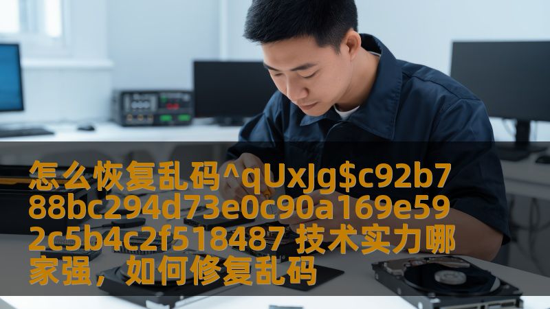 本文深度探讨了如何解决乱码问题，并分析了目前市场上具备强大技术实力的解决方案，帮助企业和个人快速恢复乱码内容，提升数据安全性与信息传输的稳定性。
