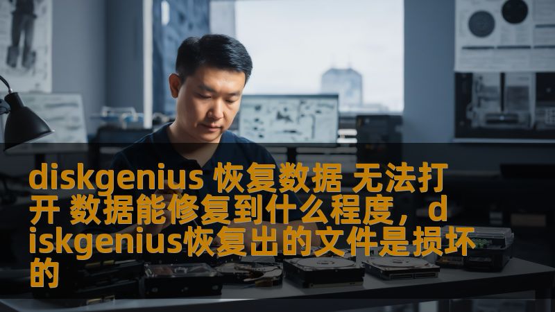 diskgenius 恢复数据 无法打开 数据能修复到什么程度，diskgenius恢复出的文件是损坏的