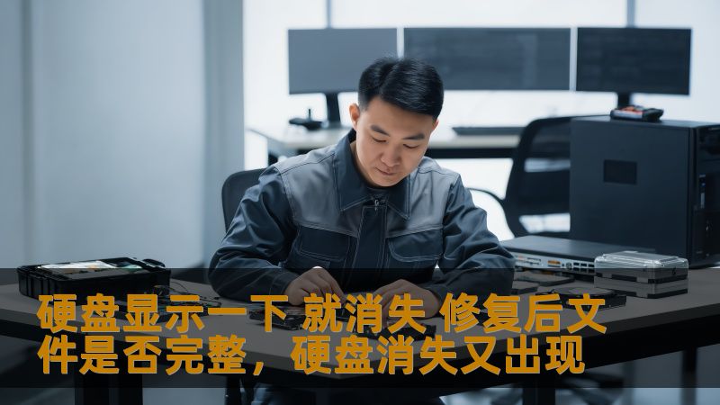 硬盘显示一下就消失的问题困扰着很多用户。究竟这是什么原因？在修复后，硬盘上的文件是否真的完整？本文将深入探讨硬盘故障的原因、修复方法以及数据恢复的真实情况，让你不再为数据丢失担心。