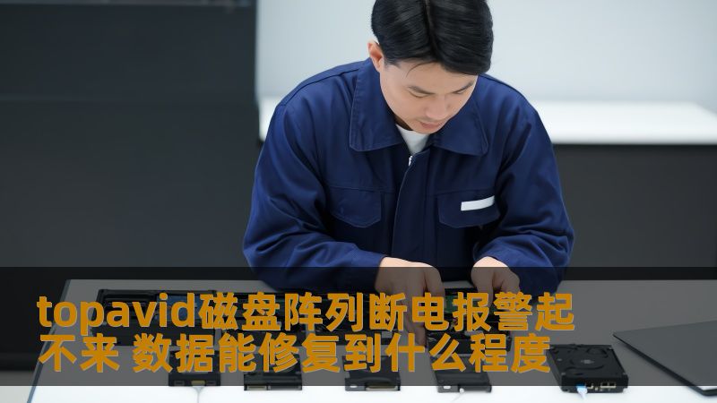 topavid磁盘阵列断电报警起不来，数据能修复到什么程度？了解常见故障与恢复方法，保障数据安全。