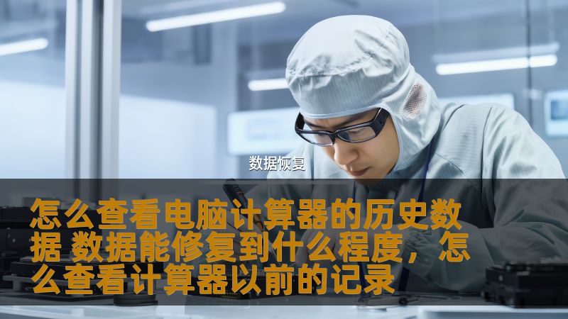 怎么查看电脑计算器的历史数据 数据能修复到什么程度,怎么查看计算器以前的记录 怎么查看电脑计算器的历史数据 数据能修复到什么程度,怎么查看计算器以前的记录