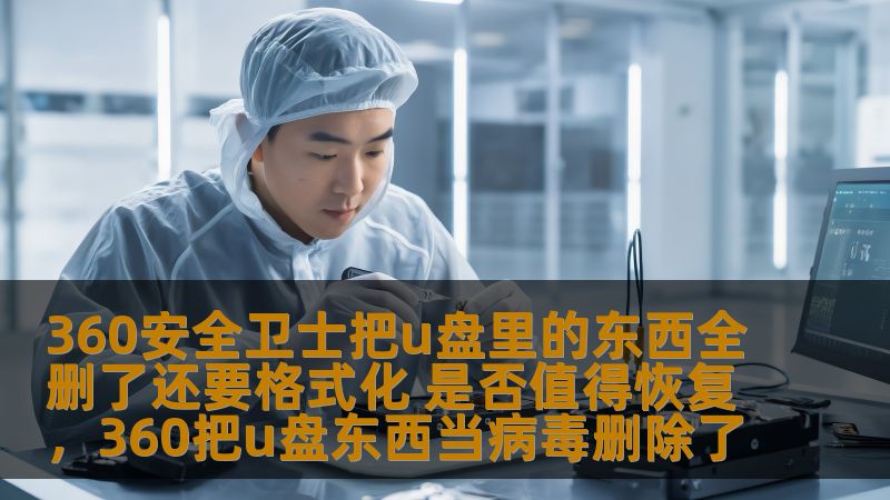 360安全卫士清理U盘时，误删数据并要求格式化，这种情况让许多人都感到困惑。面对重要文件被删除的困境，是否值得尝试恢复？本文将为你解析这一问题，并介绍一些有效的数据恢复方法。