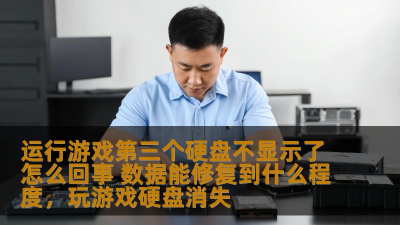 运行游戏第三个硬盘不显示了怎么回事 数据能修复到什么程度，玩游戏硬盘消失