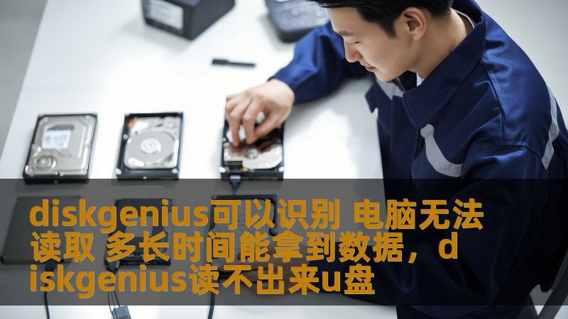 diskgenius可以识别 电脑无法读取 多长时间能拿到数据，diskgenius读不出来u盘