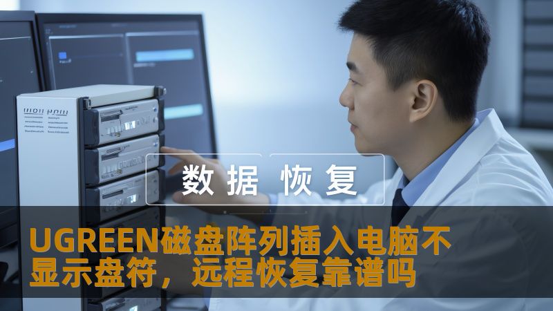UGREEN磁盘阵列插入电脑不显示盘符，远程恢复靠谱吗
