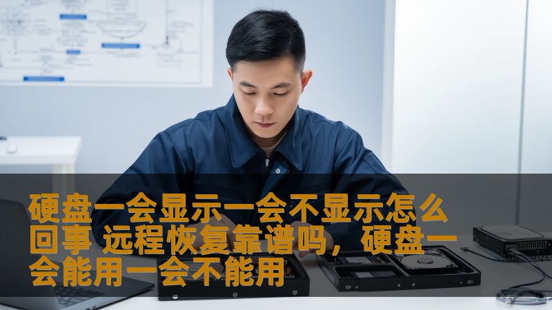 硬盘一会显示一会不显示怎么回事 远程恢复靠谱吗，硬盘一会能用一会不能用