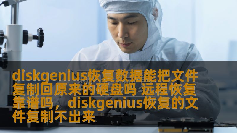 DiskGenius是一款功能强大的数据恢复软件，它是否能够将文件恢复并复制回原来的硬盘呢？远程恢复是否靠谱？本文将为您解答这些疑问，并深入分析DiskGenius的数据恢复技术，带您全面了解其优势与应用场景。