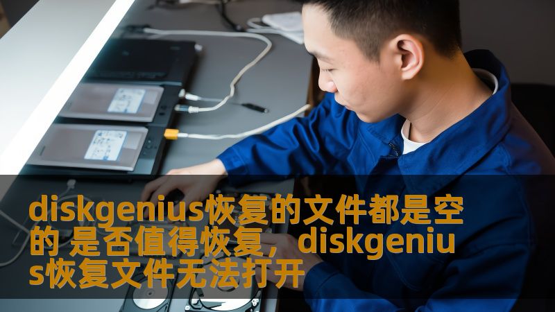本文探讨DiskGenius恢复文件后，文件为空的情况，以及如何评估是否值得进行数据恢复，帮助用户了解数据恢复的成功率与注意事项。