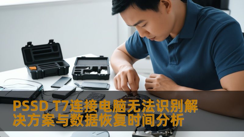 PSSD T7连接电脑无法识别解决方案与数据恢复时间分析