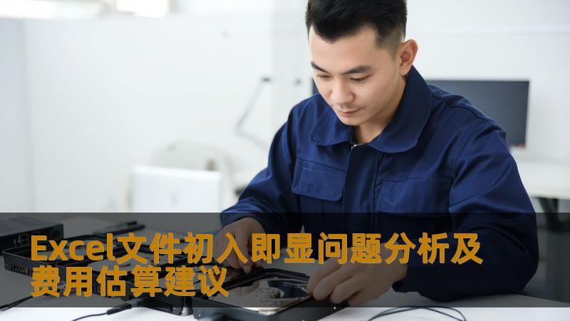 Excel文件初入即显问题分析及费用估算建议