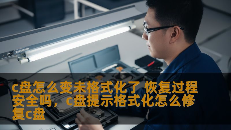 C盘意外变成未格式化状态，许多人会慌张失措，担心数据丢失。本文将为您详细讲解如何恢复未格式化的C盘，以及在恢复过程中如何保证数据安全，避免不必要的风险。