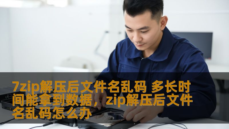 7zip解压后文件名乱码 多长时间能拿到数据，zip解压后文件名乱码怎么办