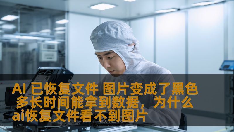 AI 已恢复文件 图片变成了黑色 多长时间能拿到数据，为什么ai恢复文件看不到图片