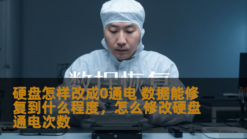 硬盘怎样改成0通电 数据能修复到什么程度，怎么修改硬盘通电次数