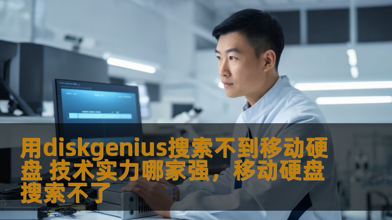 在使用DiskGenius进行磁盘管理时，遇到“搜索不到移动硬盘”的问题，如何解决？本文从技术角度出发，探讨目前磁盘管理工具的技术差距，帮助你选择最强的技术实力和最合适的工具。