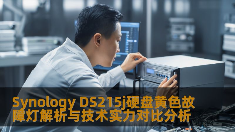 Synology DS215j硬盘黄色故障灯解析与技术实力对比分析