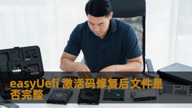 了解 easyUefi 激活码修复后文件是否完整，解决用户在使用过程中的常见问题，提供详细的操作步骤和实战案例。