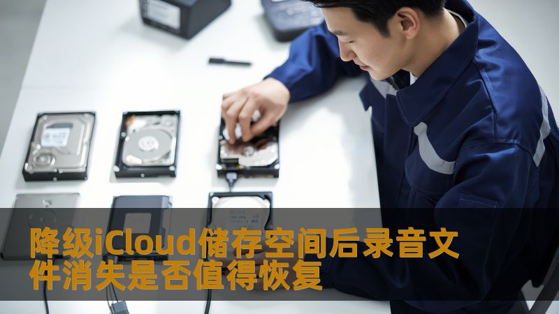 降级iCloud储存空间后录音文件消失是否值得恢复？本文深入探讨了相关问题及恢复方法，助您找回重要数据。